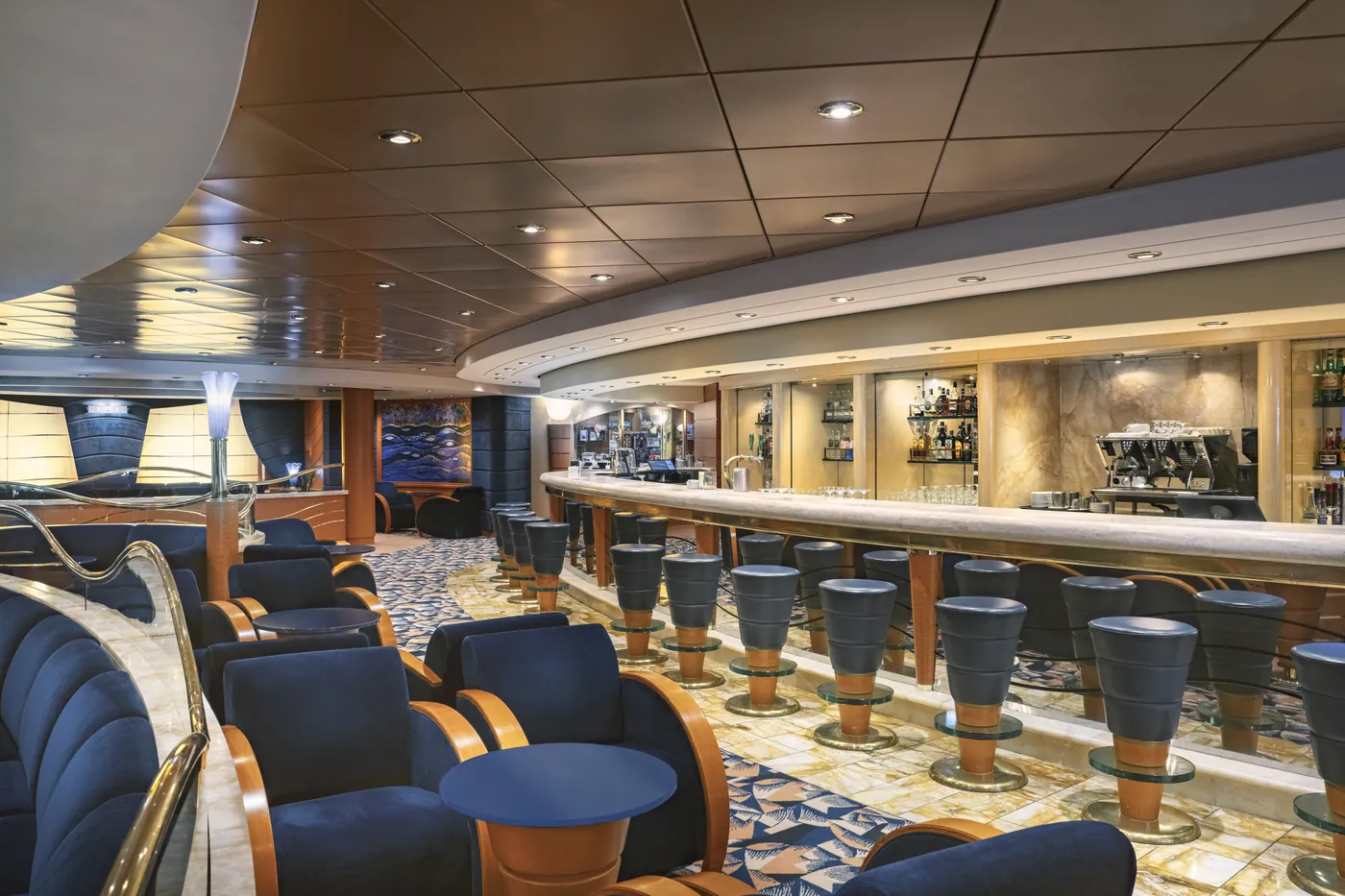 Bar e lounge a bordo